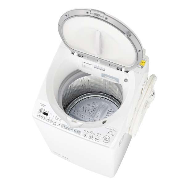 立式干燥洗衣机白派ES-TX8H-W[在洗衣8.0kg/干燥4.5kg/加热器干燥(排气类型)/上开]_6