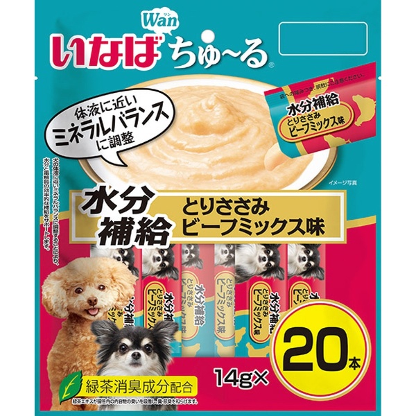 ちゅ～る 水分補給 とりささみビーフミックス味 14g×20本 いなばペットフード｜INABA-PETFOOD 通販 | ビックカメラ.com