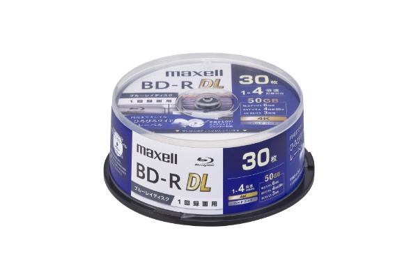 録画用BD-R DL BRV50WPG.30SP [30枚 /50GB /インクジェットプリンター