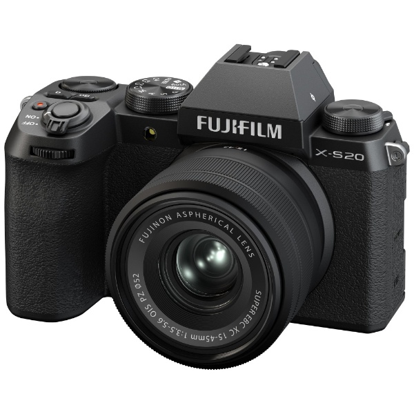 FUJIFILM X-S20 レンズキット ミラーレス一眼カメラ ブラック [ズームレンズ]