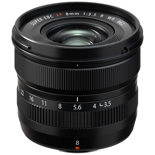 カメラレンズ XF8mmF3.5 R WR ブラック [FUJIFILM X /単焦点レンズ