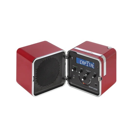 ブルートゥーススピーカー radio.cubo Red TS522D+S 50-R-J [Bluetooth対応]