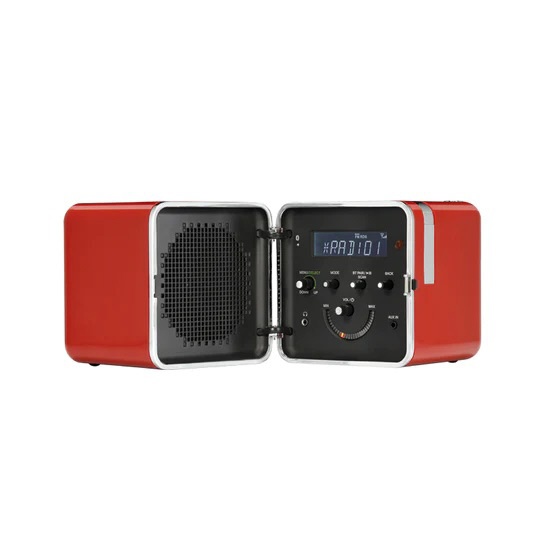 ブルートゥーススピーカー radio.cubo Red TS522D+S 50-R-J [Bluetooth