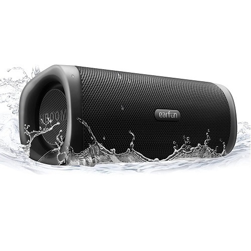 ブルートゥーススピーカー ブラック EarFunUBOOML [防水 /Bluetooth 