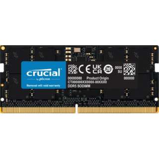 増設メモリ DDR5-5200 CT16G52C42S5 [SO-DIMM DDR5 /16GB /1枚]