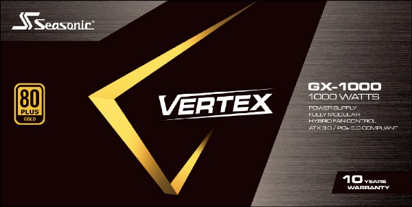 PC電源 VERTEX-GX ブラック VERTEX-GX-1000 [1000W /ATX /Gold]