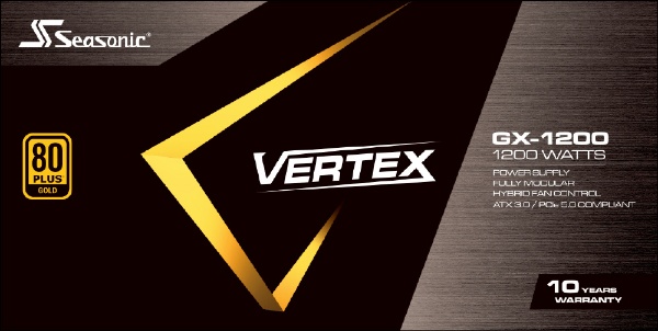 ＰＣ電源VERTEX-GX VERTEX-GX-1200[1200W/ATX/Gold]海聲速|Seasonic
