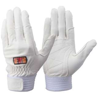 蜻蜓莱克斯牛皮制造手套手掌期待在的白S CS931WS