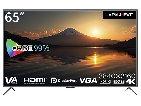 PCモニター JN-V5500UHDR-N [55型 /4K(3840×2160） /ワイド] JAPANNEXT 