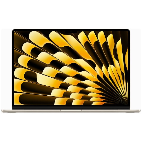 MacBook Air 15インチ Apple M2チップ搭載モデル [2023年モデル /SSD 256GB /メモリ 8GB  /8コアCPUと10コアGPU ] スターライトMQKU3JA