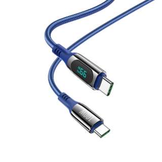 USBP[u 1.2m m USB-C to USB-C / PD100WΉ n u[ S51-DISPTT-BL [USB Power DeliveryΉ]