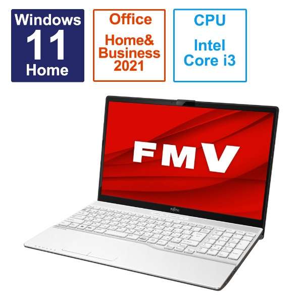 m[gp\R FMV LIFEBOOK AH43/H2 v~AzCg FMVA43H2W [15.6^ /Windows11 Home /intel Core i3 /F8GB /SSDF256GB /Office HomeandBusiness /2023N7f] y݌Ɍz_1