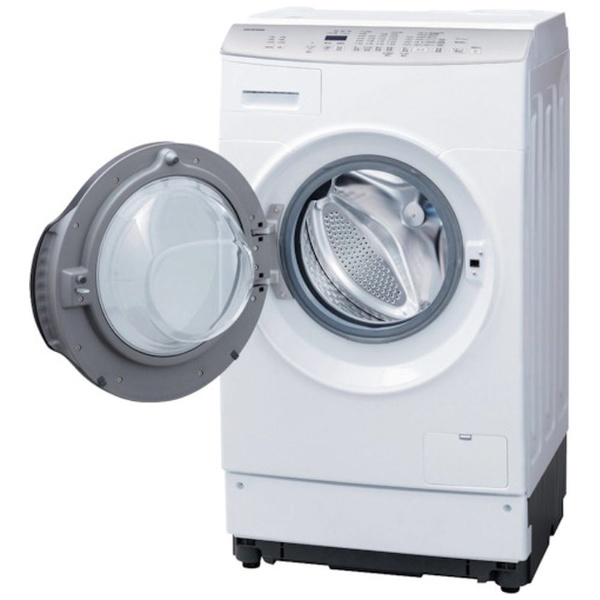 IRIS 574617 ドラム式洗濯乾燥機 ホワイト FLK842ZW [洗濯8.0kg /乾燥4.0kg /ヒーター乾燥(排気タイプ) /左開き]
