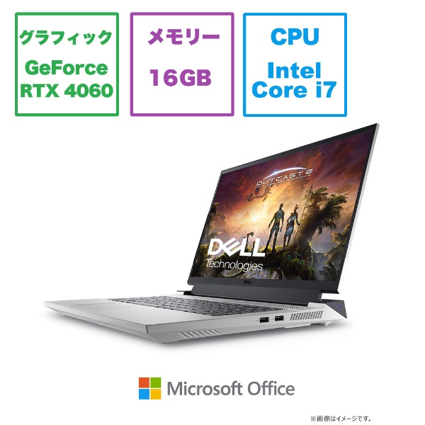ߥ󥰥Ρȥѥ Dell G16 7630 󥿥 ۥ磻 NG796-DNHBCW [RTX 4060 /16.0 /Windows11 Home /intel Core i7 /ꡧ16GB /SSD1TB /Office HomeandBusiness /2023ǯƥǥ]