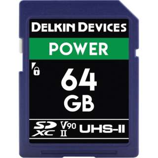 POWER SD UHS-IIiU3/V90j[J[h 64GB DELKIN DEVICES DDSDG200064G [Class10 /64GB]