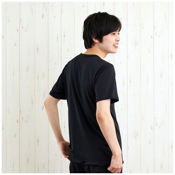 リフレッシュ Tシャツ ショートスリーブ メンズ（XLサイズ） VENEX（ベネクス） ブラック