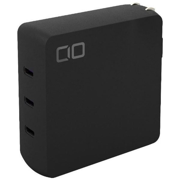 NovaPort QUAD 100W GaN急速充電器 USB-C×3、USB-A×1ポート ブラック 