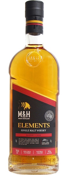 M&H エレメンツ シェリー･カスク 700ml【ウイスキー】