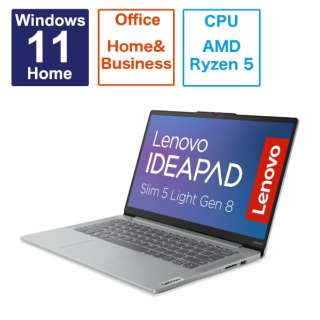 m[gp\R IdeaPad Slim 5 Light Gen 8 O[ 82XS0030JP [14.0^ /Windows11 Home /AMD Ryzen 5 /F16GB /SSDF256GB /Office HomeandBusiness /2023N6f] y݌Ɍz