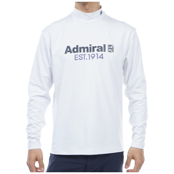 Admiral  Lサイズシャツ　ホワイト