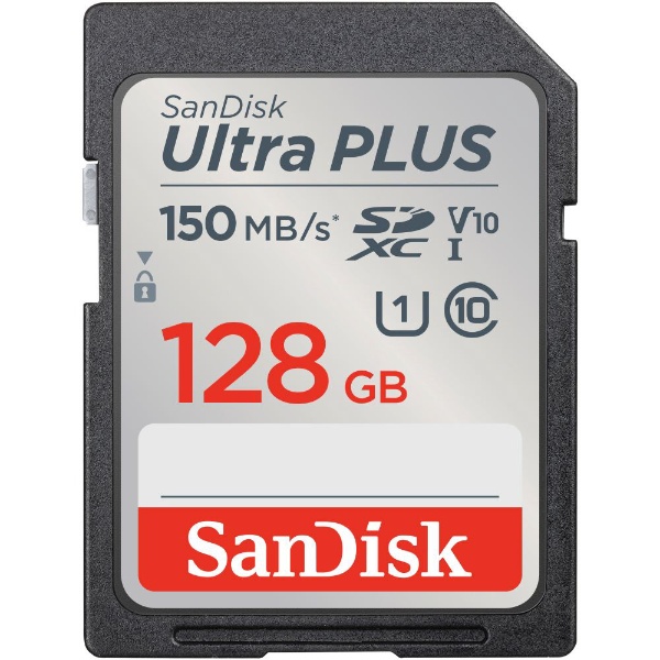 SanDisk Ultra PLUS SDXC UHS-Iカード SDSDUWC-128G-JN3IN [Class10