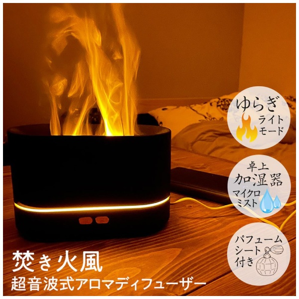 焚き火風アロマディフューザー AXS-BD01 三金商事｜Mitsukin 通販