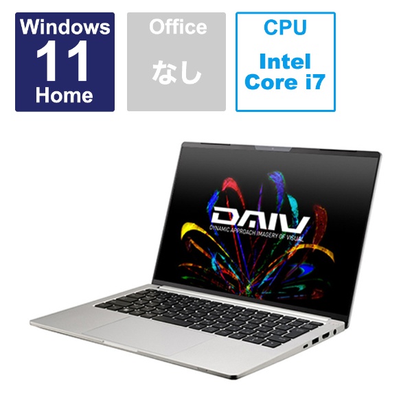 ノートパソコン DAIV Z4-I7U01BC65CNHSR3 [14.0型 /Windows11 Home /intel Core i7  /メモリ：16GB /SSD：500GB]