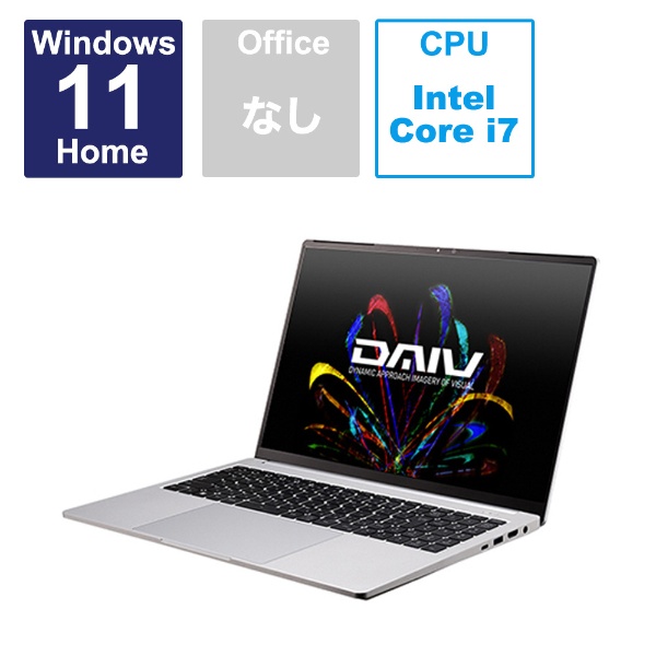 ノートパソコン DAIV Z6-I7G60BC21CNHSR3 [16.0型 /Windows11 Home /intel Core i7  /メモリ：32GB /SSD：1TB]