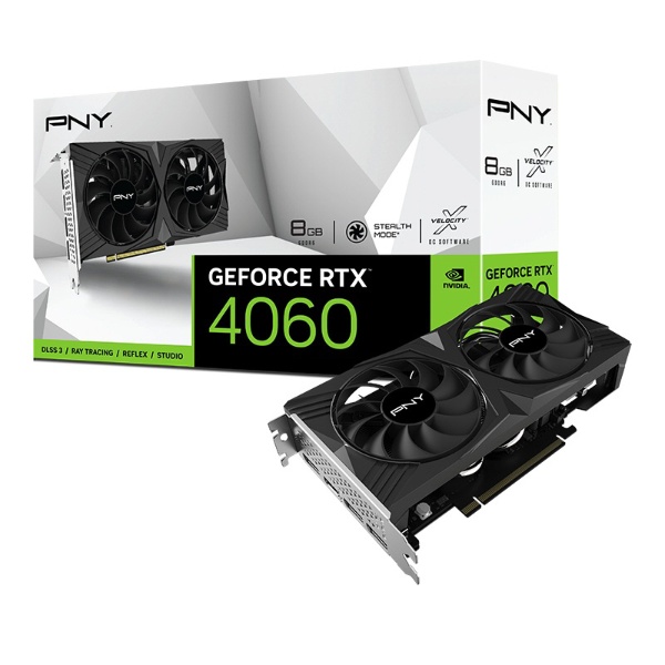 եåܡ GeForce RTX 4060 8GB VERTO STANDARD DUAL FAN VCG40608DFXPB1 [GeForce RTX꡼ /8GB]