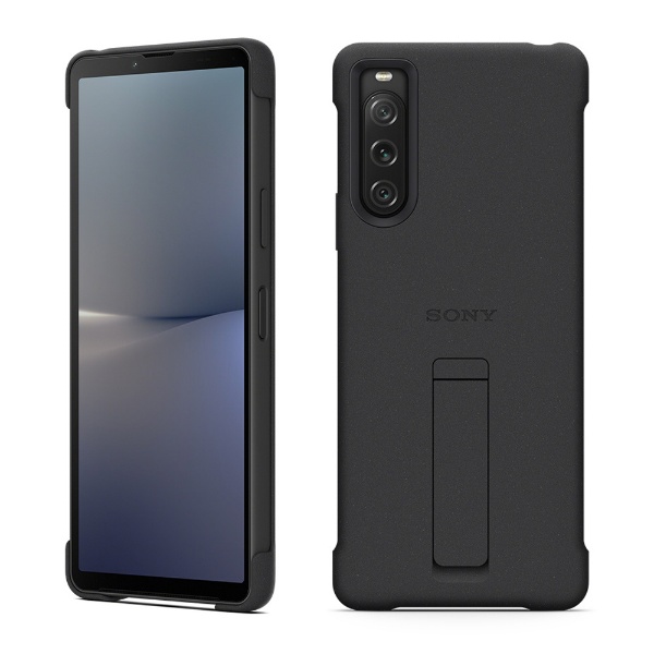 Xperia 10 V Style Cover with Stand Black ブラック XQZ-CBDC/BJPCX