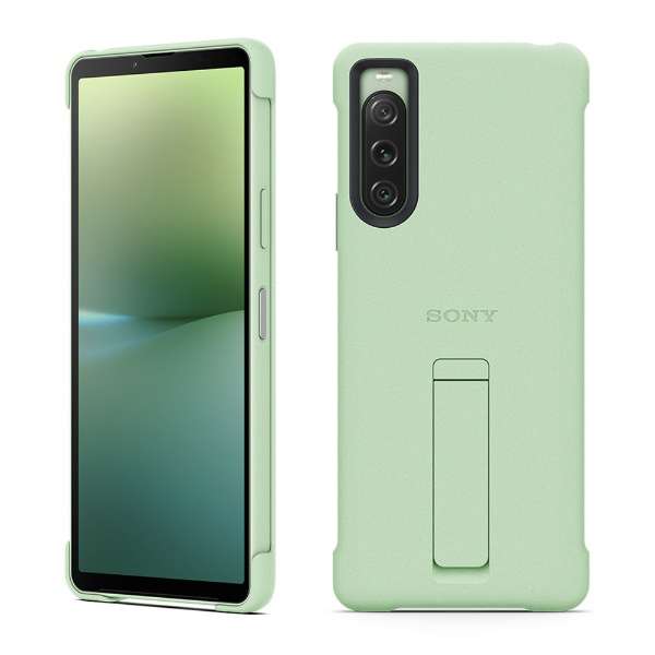 Xperia 10 V Style Cover with Stand Sage Green Z[WO[ XQZ-CBDC/GJPCX_1