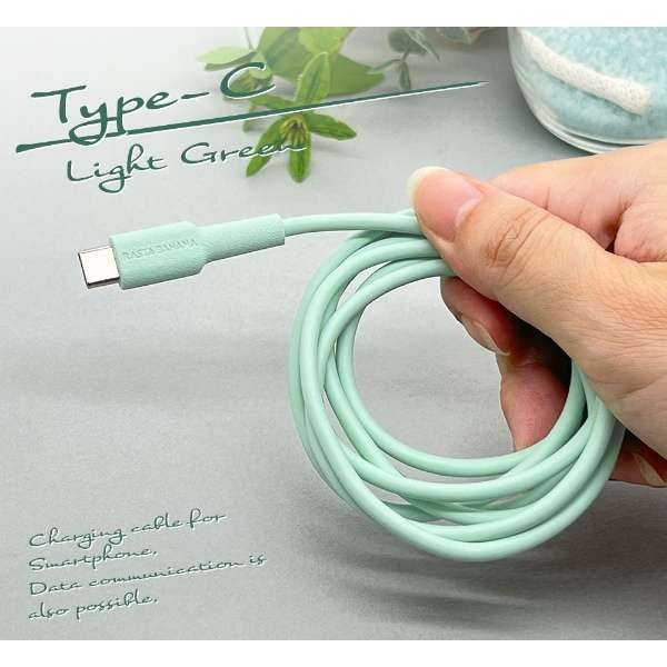 USB A to Type C cable 炩 1.5m CgO[ R15CAAC3A02LGR_3