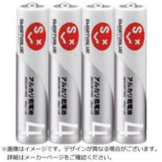 JTX　365388）アルカリ乾電池　単4×4本　N124J－4P N124J4P