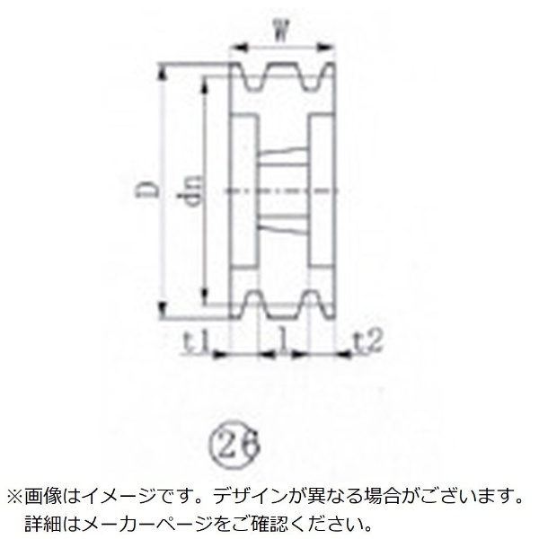 ブッシングプーリー SPB 250mm 溝数3 SPB2503 エバオン｜EVER-ON 通販 | ビックカメラ.com