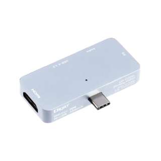 mUSB-C IXX HDMI /3.5mm / USB-A / USB-CnUSB PDΉ 60W hbLOXe[V Vo[ UD-C02SL [USB Power DeliveryΉ]