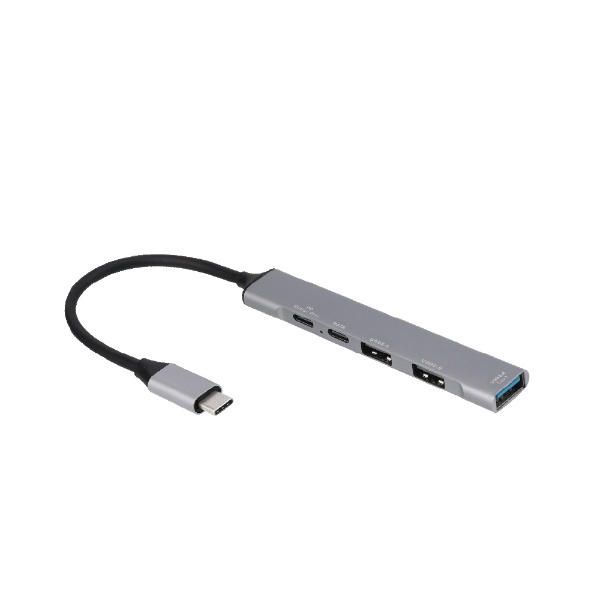 UH-C3384GY USB-C → USB-C＋USB-A 変換ハブ (Chrome/Android/iPadOS
