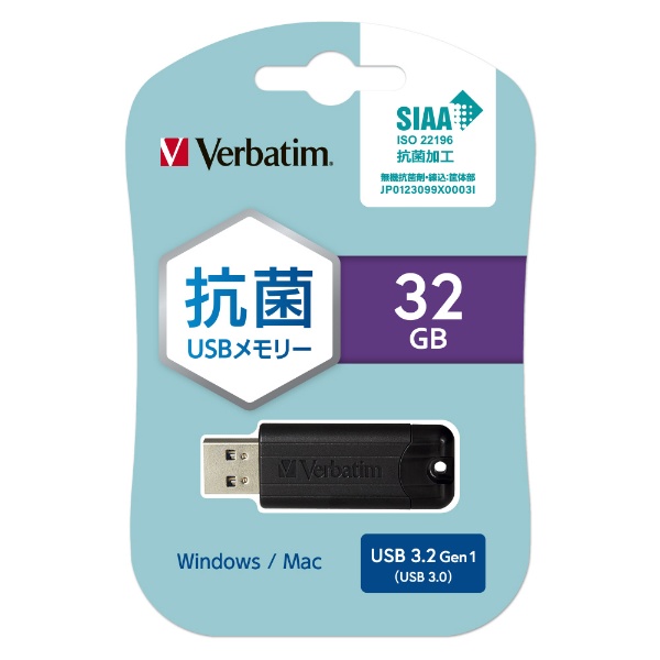 USB SIAA(Mac/Win) ֥å KUSBSPS32GZV1 [32GB /USB TypeA /USB3.2 /饤ɼ]