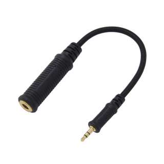 3.5mmXeI~jiIXj  6.3mmWvOiXj ϊP[u 4cOFC Braided Mini Adaptor Cable - 4 conductor BMINIAC4C