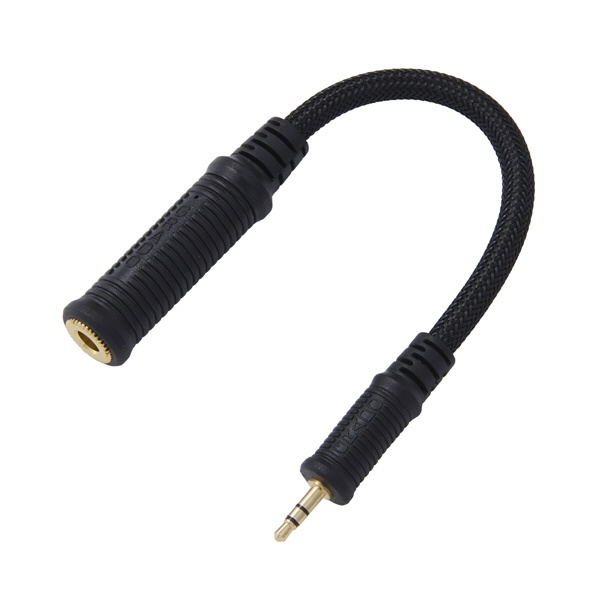3.5mmƥ쥪ߥˡʥ  6.3mmɸץ饰ʥ᥹ Ѵ֥ 12OFC Braided Mini Adaptor Cable - 12 conductor BMINIAC12C