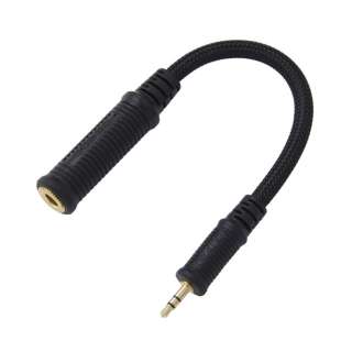 3.5mmXeI~jiIXj  6.3mmWvOiXj ϊP[u 12cOFC Braided Mini Adaptor Cable - 12 conductor BMINIAC12C