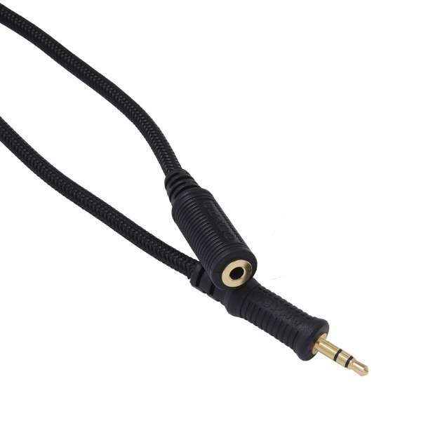 3.5mmXeI~j P[u 4cOFC Braided 3.5mm Extension Cable - 4 conductor B35EXTC4C_2