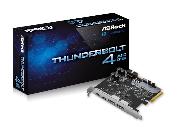 インターフェースカード Thunderbolt 4 Type-C×2、DisplayPort入力×2
