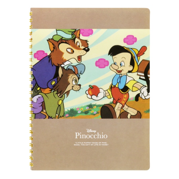 ＷリングノートA5 Retro Art Collection ピノキオ S2639726 サンスター 