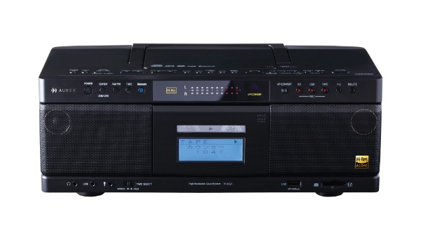 CDラジオ Aurexシリーズ ブラック TY-AN2-K [ワイドFM対応 /Bluetooth