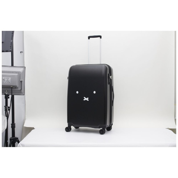 スーツケース ミッフィー ジッパータイプ（Lサイズ） HAPITAS（ハピタス） フェイスブラック/シルバー HAP2249-66 [TSAロック搭載]