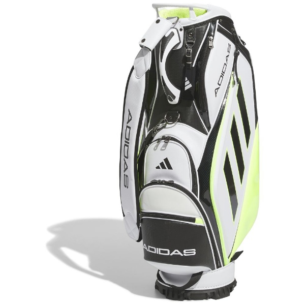 キャディバッグ スリーバー ダイナミック addidas Golf(9.5型//ホワイト×ルシッドレモン×ブラック) MMT77