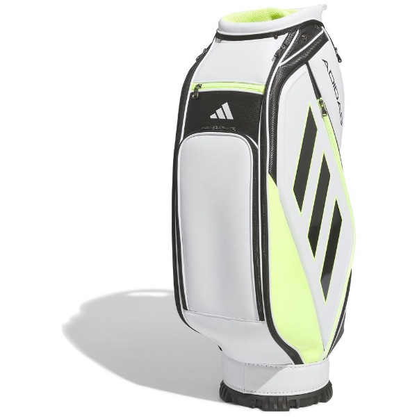 キャディバッグ スリーバー ダイナミック addidas Golf(9.5型//ホワイト×ルシッドレモン×ブラック) MMT77 【返品交換不可】