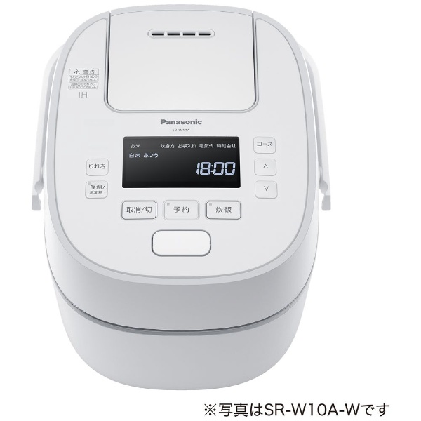 可変圧力IHジャー炊飯器 おどり炊き ホワイト SR-W18A-W [1升 /圧力IH 