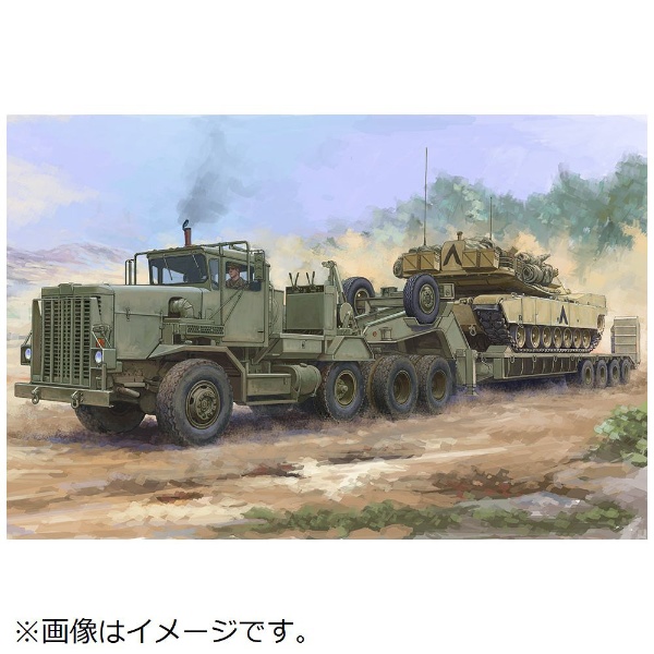 大人気国産1/35アメリカ陸軍M911戦車運搬車、M747重装備セミトレーラー、M109A６完成品 完成品