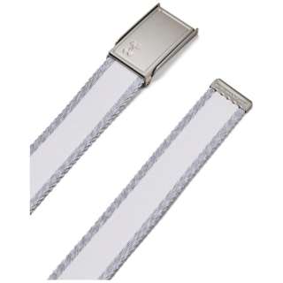 Y UAEFrO xg UA Webbing Belt(TCY122cm~F3.4cm/White~Steel) 1369820 yԕisz